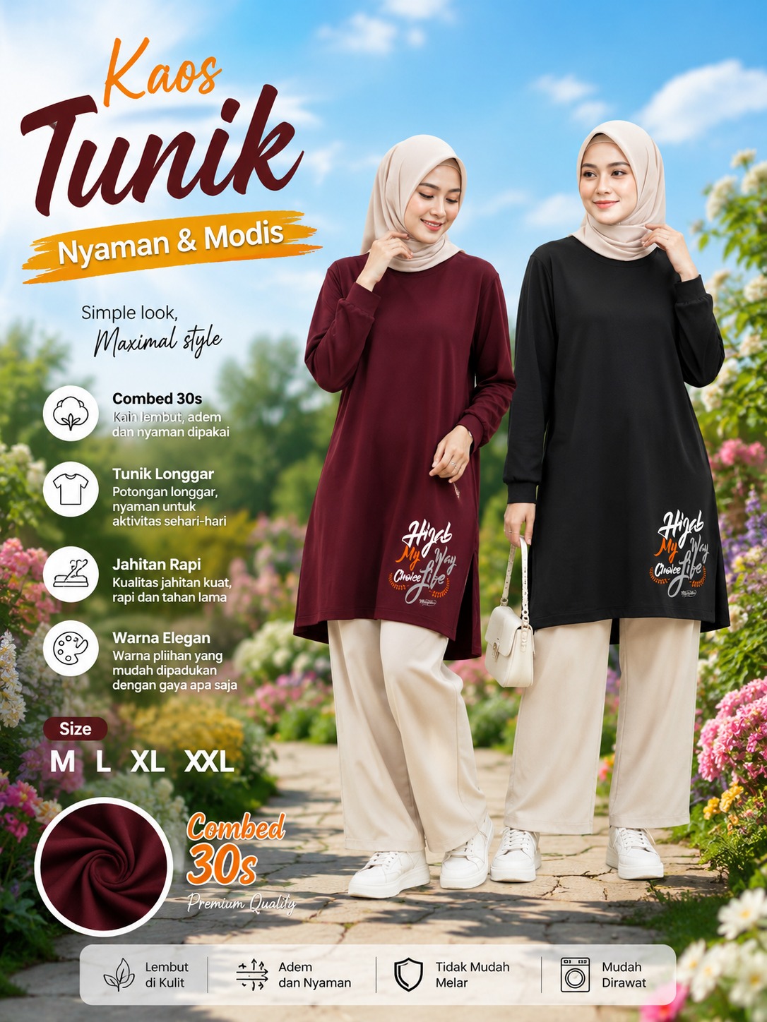Set Hijab dan Inner